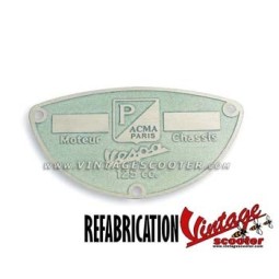 Plaque des mines ACMA modèles 1950-53